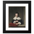 thumbnail image 2 of Ferdinand Bol 20x24 Black Modern Framed Museum Art Print Titled - Portrait of a Lady at a Casement (1652), 2 of 5