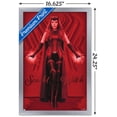 thumbnail image 3 of Marvel WandaVision - Scarlet Witch Wall Poster, 14.725" x 22.375", Framed, 3 of 3