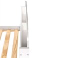 thumbnail image 2 of Classic Solid Wood Twin Bookcase Bed - White, 2 of 5