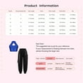 thumbnail image 4 of Miutii Kids Girls Hip Hop Jazz Dance Outfits Shiny Sequins Sleeveless Crop Tops with Pants Street Dancewear Navy Blue 10, 4 of 4