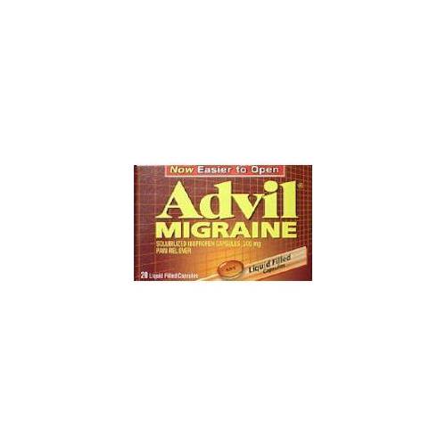 5 Pack Advil Migraine Liquigel 20ct