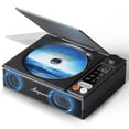 thumbnail image 1 of Reproductor de CD Leapwell L-CD202 portátil Bluetooth con altavoz negro, 1 of 7
