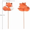 thumbnail image 6 of Sungmor 2PC Pack Decorative Garden Stakes, Colorful Metal Fox Animal Stick Ornaments/Indoor Outdoor Patio Balcony Landscaping Plant Decoration, 6 of 7