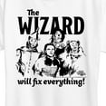 thumbnail image 3 of The Wizard Of Oz - The Wizard Will Fix Everything - Women's Short Sleeve Graphic T-Shirt, 3 of 5