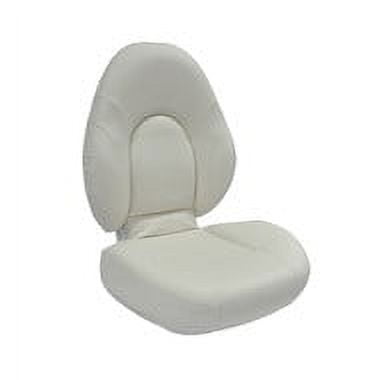 Gen3 Marine Centric Folding Boat Seat - White