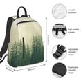 thumbnail image 3 of Naloa Fog Forest Print Lightweight DayBackpack Suitable for school, work, shopping, travel, etc., 3 of 5