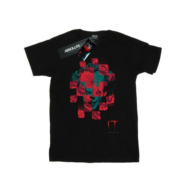 It Chapter 2 Mens Pennywise Visage Collage T-Shirt