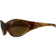 Angle View: Solar Bat Pacific Polarized Sunglasses, Amber