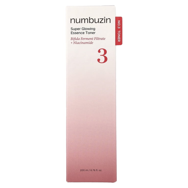 numbuzin, Super Glowing Essence Toner, 200ml, Facial Skincare