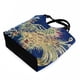 thumbnail image 3 of CHAXIN Bolso de hombro de estilo étnico para mujer, bandolera de lona con bordado de pavo real, informal, con colgante de cuentas, de gran capacidad, 3 of 8