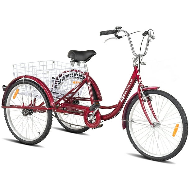 Siege de Tricycle Adulte a 3 Roues 26 Reglable en Hauteur avec Cloche Walmart