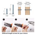 thumbnail image 7 of Amerdeco 10 Pack Matte Black Cabinet Pulls 7.5 Inch(192mm) Hole Centers Kitchen Cabinet Handles Cabinet Hardware Cupboard Handles Square Drawer Pulls SH0004, 7 of 7