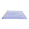 thumbnail image 2 of Ahgly Company Machine Washable Indoor Rectangle Persian Blue Traditional Area Rugs, 2' x 4', 2 of 4