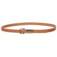 thumbnail image 2 of Women's 3/4" (19mm) Skinny Solid Leather Dress Belt, 2 of 3