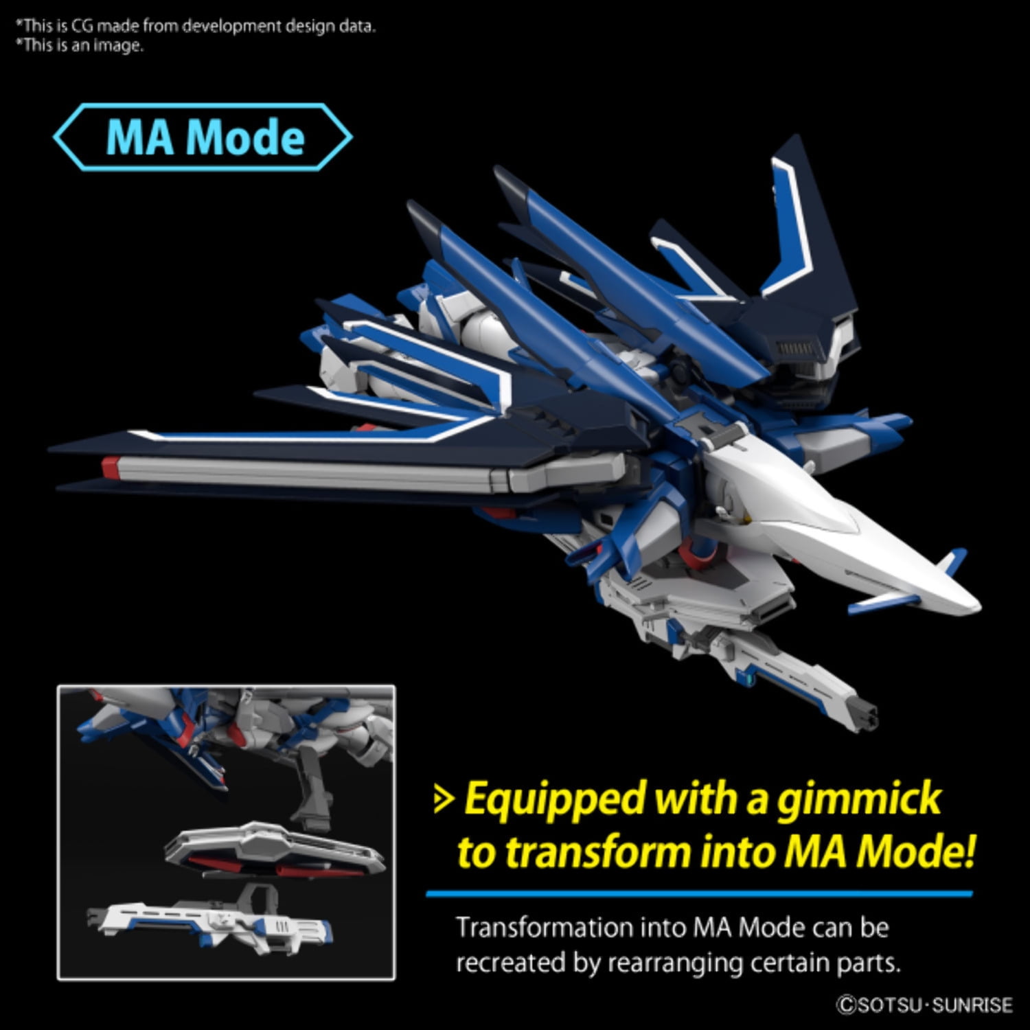 Bandai Hobby - Mobile Suit Gundam Seed Freedom - #243 Rising Freedom Gundam HGCE 1/144 Model Kit