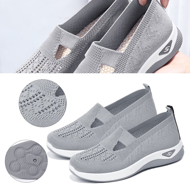 Zapatos Ortopédicos Casuales Descalzos Transpirables Cómodos Antideslizantes Con Soporte para El Mujeres