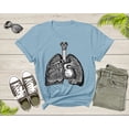 thumbnail image 3 of Human Internal Organs Lungs Heart Upper Body Anatomy Lover T-Shirt Doctor Nurse Gift T Shirt for Men Women Kids Boys Girls Tshirt, 3 of 7