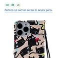 thumbnail image 4 of Allytech Colorful Painting PU Leather Case for iPhone 14 Pro 6.1" 2022, Flip Folio Kickstand Card Slots Removable Hand Strap Case for iPhone 14 Pro 5G, Funny Cats, 4 of 6