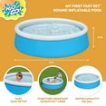 thumbnail image 3 of H2OGO! 5' x 15" Inch My First Fast Set Inflatable Ring Kiddie Swimming Pool, 3 of 8