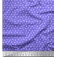 thumbnail image 1 of Soimoi Polyester Crepe Fabric Anchor Hook Nautical Fabric Prints by Yard 52 Inch Wide, 1 of 3