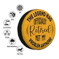 thumbnail image 4 of Bingfone Officially Retired not My Problem Anymore for Spare Tire Cover Weatherproof Universal Wheel Protectors for RV Camper Travel Trailer SUV Truck-17 inch, 4 of 6