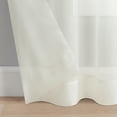 thumbnail image 4 of Eclipse Livia Sheer Rod Pocket 59 x 84 Curtain Panel in Ivory, 4 of 7