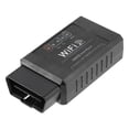 thumbnail image 1 of Escáner OBD2 Lector de código de motor V1.5 Universal para automóvil Lector de código WIFI para herramienta de diagnóstico automotriz Borrar comprobar la luz del motor Negro, 1 of 6