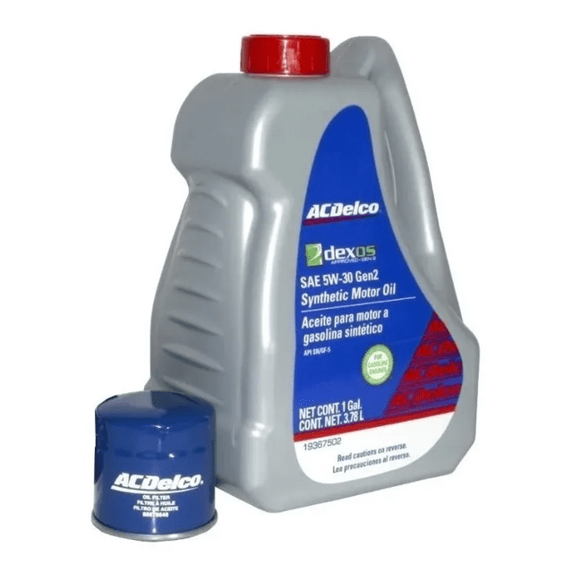 Kit Cambio Aceite Spark 11-17 Beat 18-21 Aveo Cavalier 18-20 ACDELCO Modelo: Spark 11-17 Beat 18-21 Aveo Cavalier 18-20