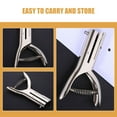 thumbnail image 3 of RENACLIPY Single Hole Badge Punch Tool Zinc Alloy Office Paper Puncher 1 Piece for ID Cards and Badges, 3 of 8