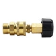 thumbnail image 3 of 2X Pressure Washer Adapter Set, M22 14mm Swivel To M22 Metric Fitting,M22-14 Swivel + 3/8 Inch Plug,5000 PSI, 3 of 8