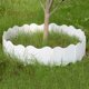 thumbnail image 4 of Cateissary Paquete de 20 vallas de plástico para patio, jardín, decoración de flores, vallas, jardinería, Patio, accesorio decorativo, calle Blanco, 4 of 6