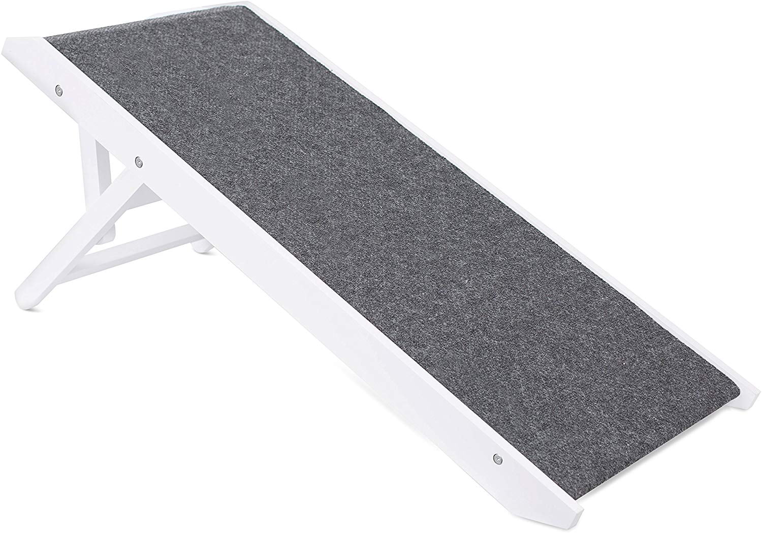 Best Adjustable Pet Ramp, 35â L x 1216"H, White Walmart
