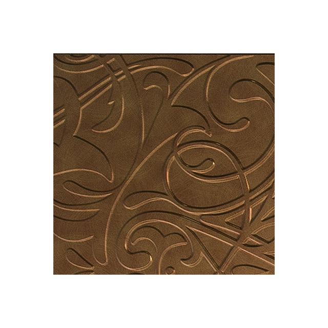 FASÄDE Easy Installation Damask Antique Bronze Wall Panel Sample (12" X 12" Sample)