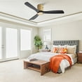 thumbnail image 5 of Sofucor 52" Low Profile Ceiling Fan with Remote, 3 Blades and Reverse Airflow,6 Wind Speed, 5 of 9