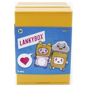 Lankybox Big Boxy Mystery Box, Yellow Surprise Box with Plush, Squish, Role-Play and Much More