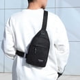 thumbnail image 4 of Crossbody Bag Sling Backpack Lightweight Water-Resistant,Headphone Hole Adjustable Strap,for Men Women,for Daily Use Travel Outdoor, 4 of 6