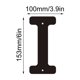 thumbnail image 2 of Iron Art 3D House Number Letters | Antique Industrial Texture Coated Metal Sign | English Alphabet A-Z | Home Garden Store Decoration | Includes 2 Screws | Durable Ornamental Plaque, 2 of 5