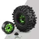 thumbnail image 4 of Kit de eje de rueda de coche de control remoto Abanopi Llanta de Aleación de aluminio 1,9 pulgadas 4 Uds. para Axial SCX10 90046 AXI03007 Redcat Gen8, 4 of 8