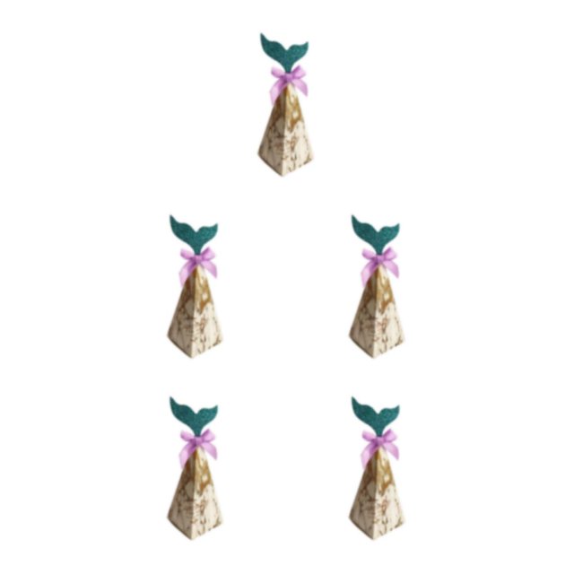Naiovety 20 bolsas de polvo brillante de doble cara sin derramar polvo, decoraciones elegantes para de postres, envío plano, sirena dorada Type2 NO2