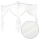 thumbnail image 5 of ZPSHYD Cortina de Cama de Princesa de Cuatro Esquinas, Dosel de Cortina de Cama con Poste de Cuatro Esquinas para niñas, Cama de Adultos, Regalo Blanco sin Soporte(150 * 200 * 200), 5 of 5