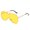 C10 gold frame yellow film, variant on Fashion V-Shaped Sunglasses for Women, UV400 Protection, Strong PC Frame and Lens, One-Piece Lens Design, Multiple Colors