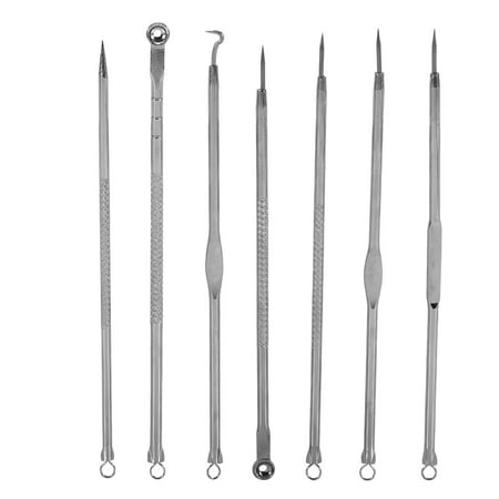 Tbest Blackhead Extractor Needle, Pimple Remover Needle,7Pcs Facial Skin Care Acne Pimple Comedone Needle Blackhead Blemish Extractor (Best Skincare For Blemishes)