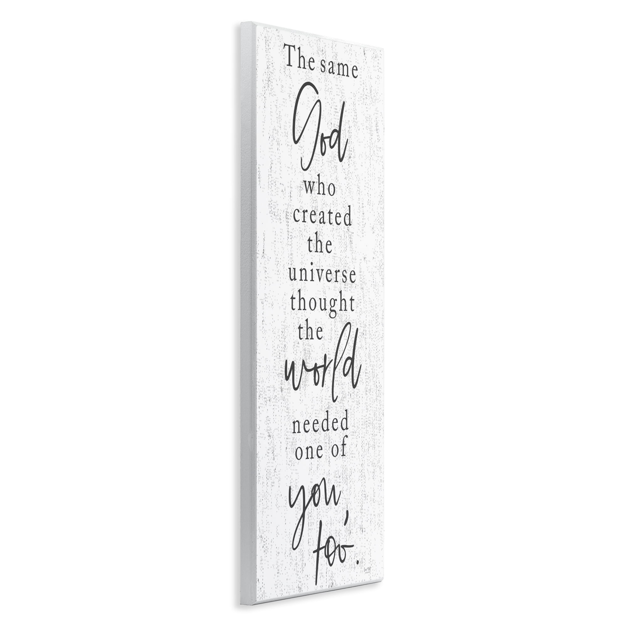 Stupell Industries The Same God Quote Wall Plaque Art, design by Lux + Me Designs
