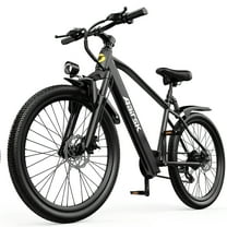 26"Electric Mountain Bike for Adults, 540W Brushless Motor, Top Speed 25MPH,40 Miles Commuting Range, Front Fork Suspension, Shimano 7-Speed,Dual Disc Brakes