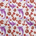 thumbnail image 1 of oneOone Cotton Jersey Brown Fabric Asian Japanese Koi Fish Diy Clothing Quilting Fabric Print Fabric By Yard 58 Inch Wide, 1 of 4
