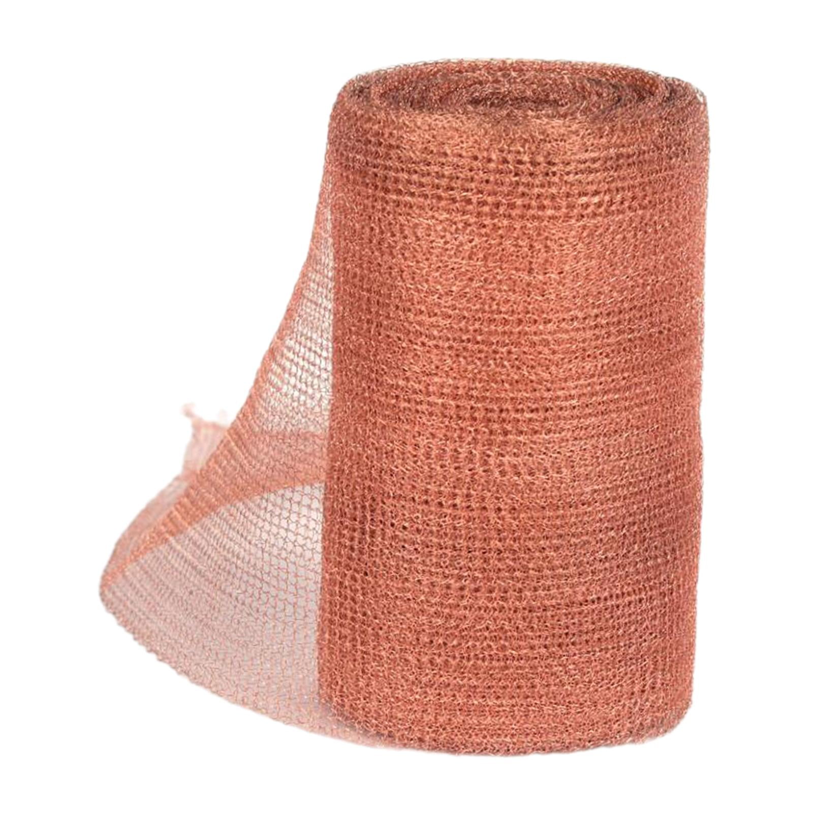 Gazechimp Copper Wire Mesh Easy to Use Woven Mesh Screen for Home Gardening Distilling 12.7cmx10M