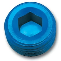 Russell Performance 1/4in Allen Socket Pipe Plug (Blue)