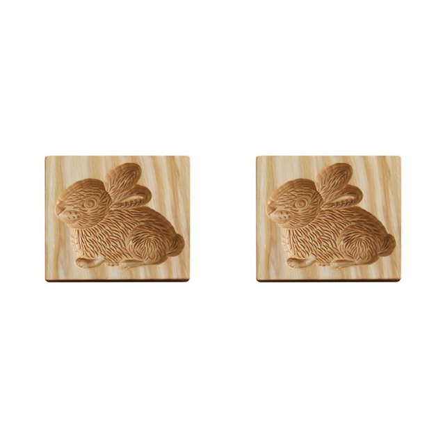 Matsuzay Molde de galletas de portátil en relieve pastel galleta pan de jengibre decoración molde hogar hornear Gadget para fiesta de festival Type3 NO3