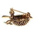 thumbnail image 4 of Broche de flores de imitación Fernando Aleación vintage, 4 of 7
