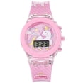 thumbnail image 4 of Reloj luminoso para niños, reloj electrónico de silicona luminoso con unicornio y pulsera (2 uds./juego), 4 of 6